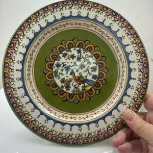 World Market one 8.25” Plate- Portugal - peacock
Replacement plate